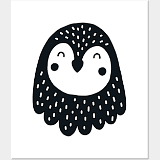 Owl - Scandinavian Style Posters and Art